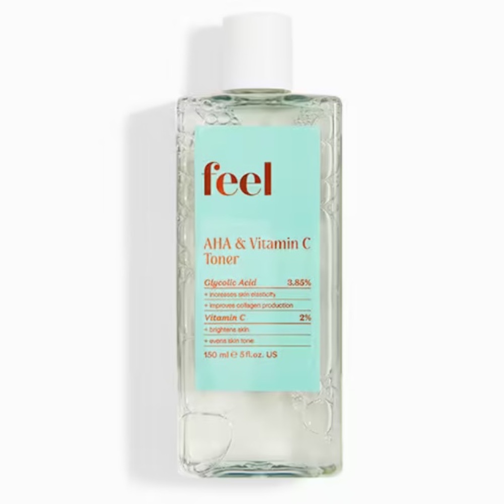 FEEL BEAUTY AHA & Vitamin C Toner 5oz BRAND NEW/SEALED